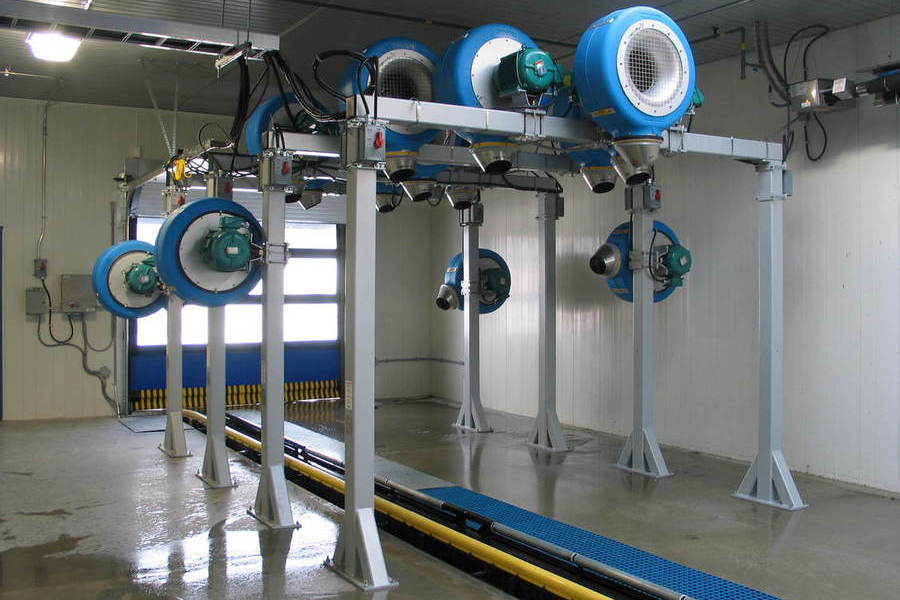 dry car wash system